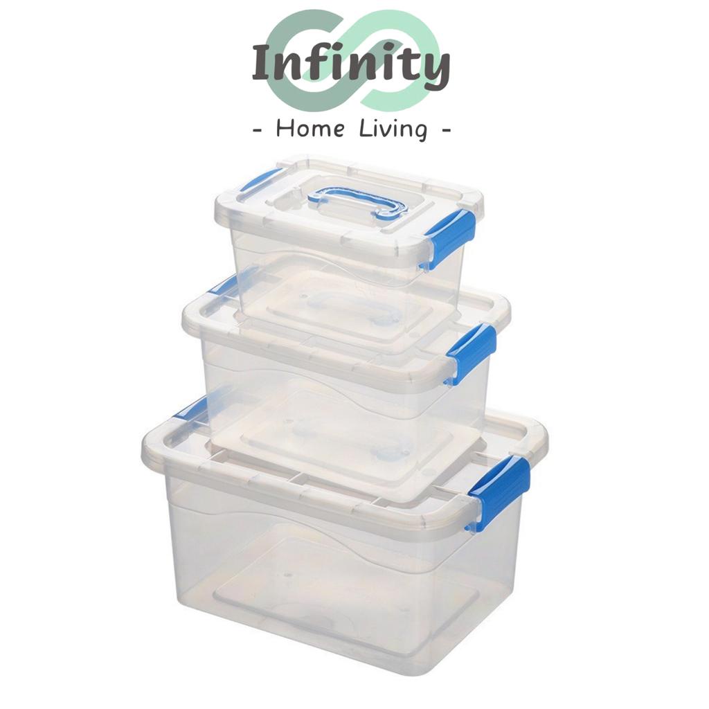 2L/4L/6L Multipurpose transparent storage box container box kotak ...