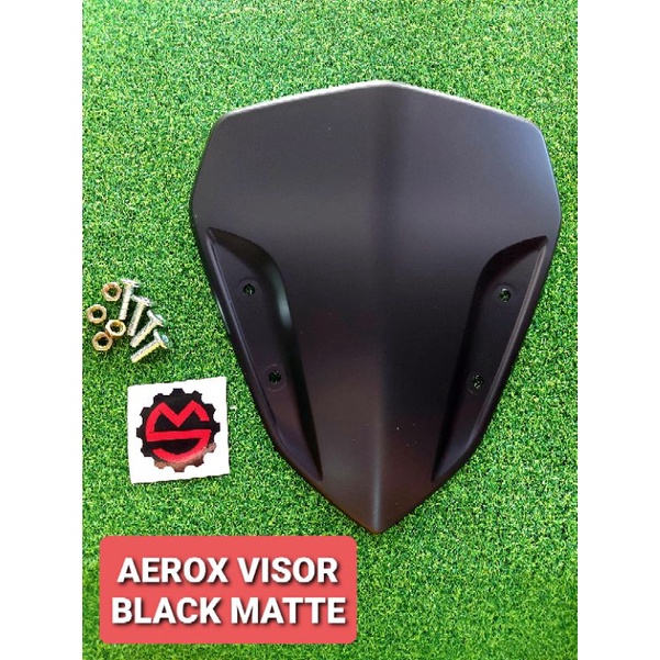 Aerox visor carbon, matte black, clear, smoke FREE bolt and nut