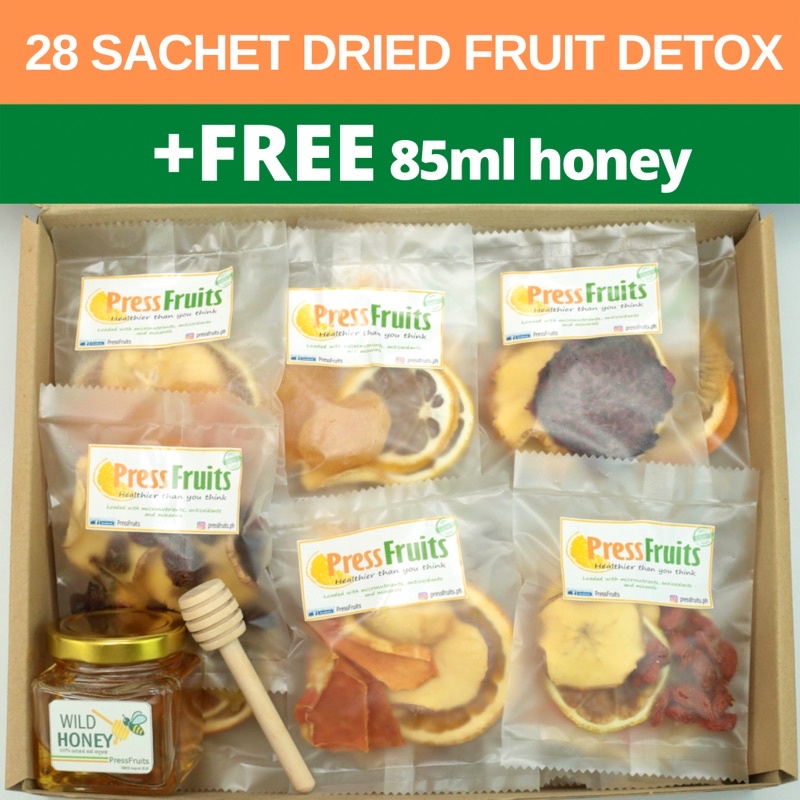28day dried fruit detox + FREE HONEY 28sachet Dried fruit tea