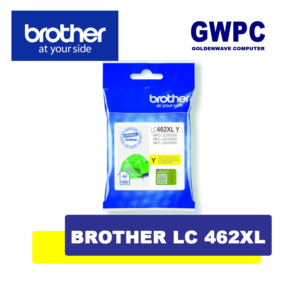 Brother LC-462XL Original Cartridge Black Cyan Magenta Yellow LC462XL ...