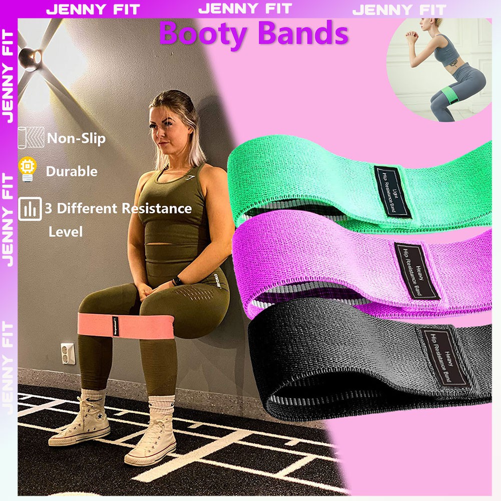 Fabric Booty Resistance Bands that will NEVER Break or Roll