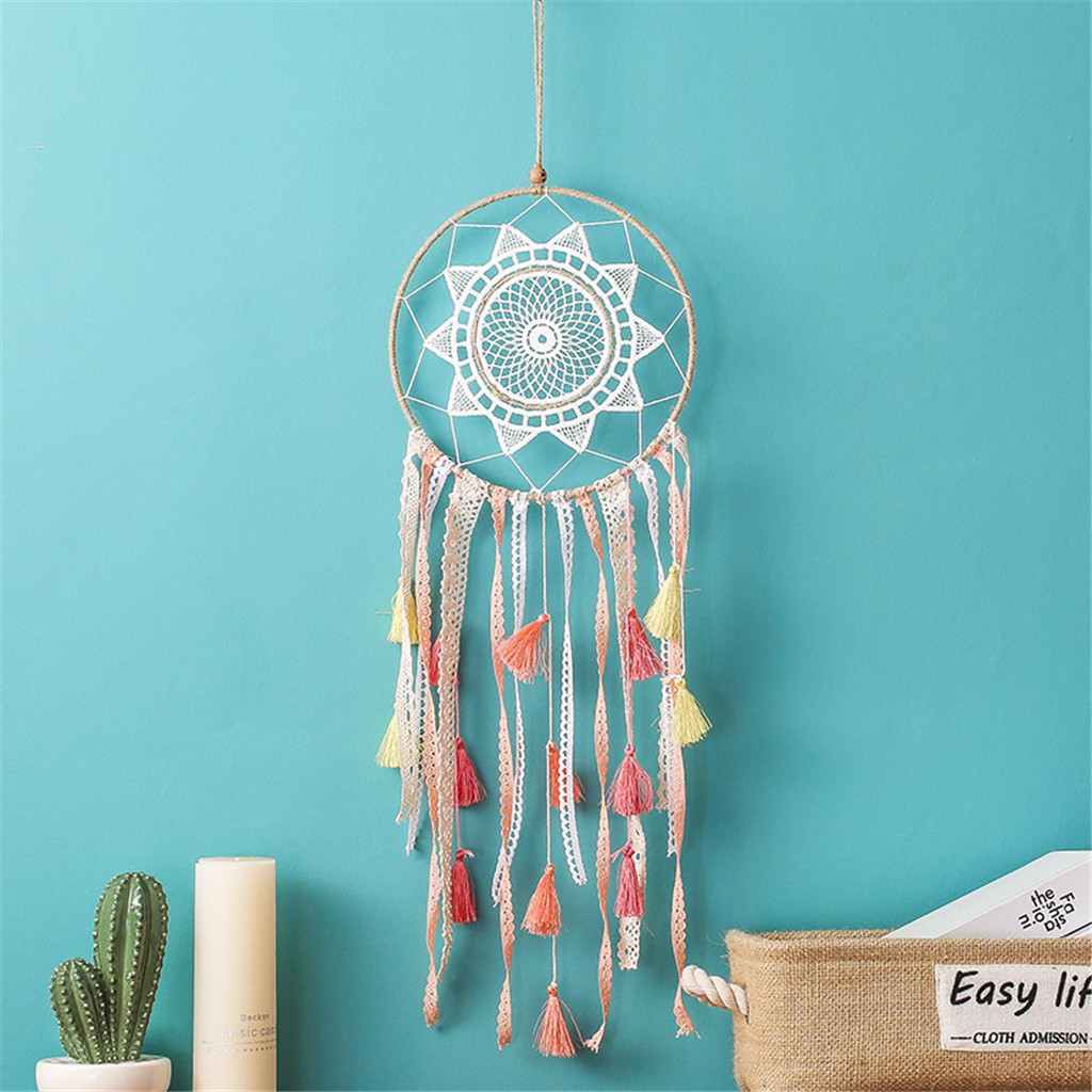 Bohemian Dreamcatcher, Handmade, Indian Tradition, Good Luck Dream