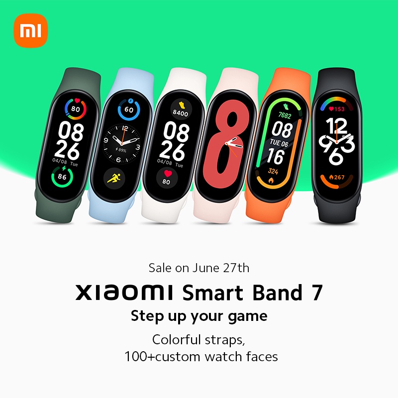 Xiaomi Mi Smart Band 7 Global Version With 1-year Warranty