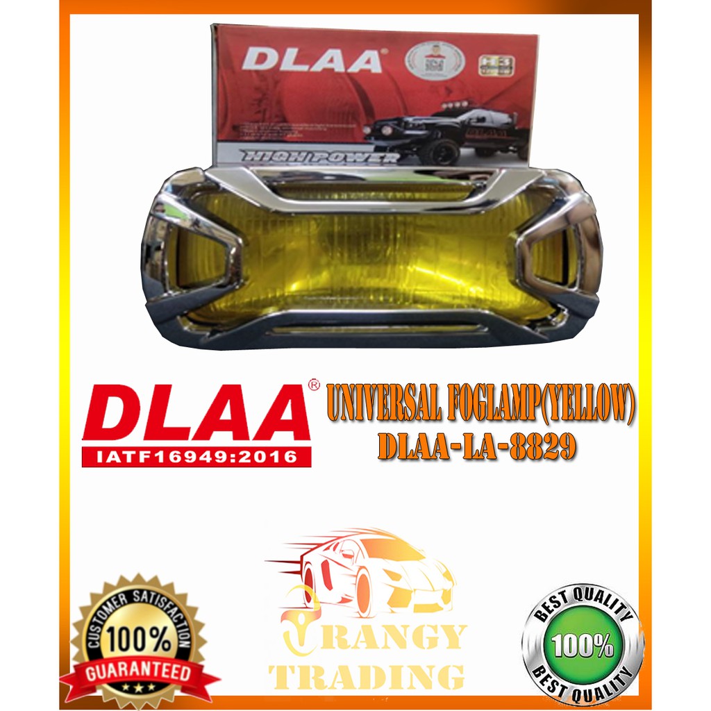 Genuine Dlaa Universal High Power Halogen Lamp Yellow Dlaa La Foglight Fog Lamp Light