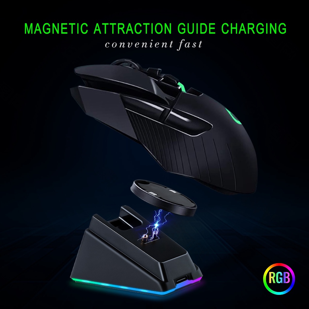 Gaming Mouse Wireless Charger QI Replacement Wireless Mouse Rechargeable For Logitech G403 G703