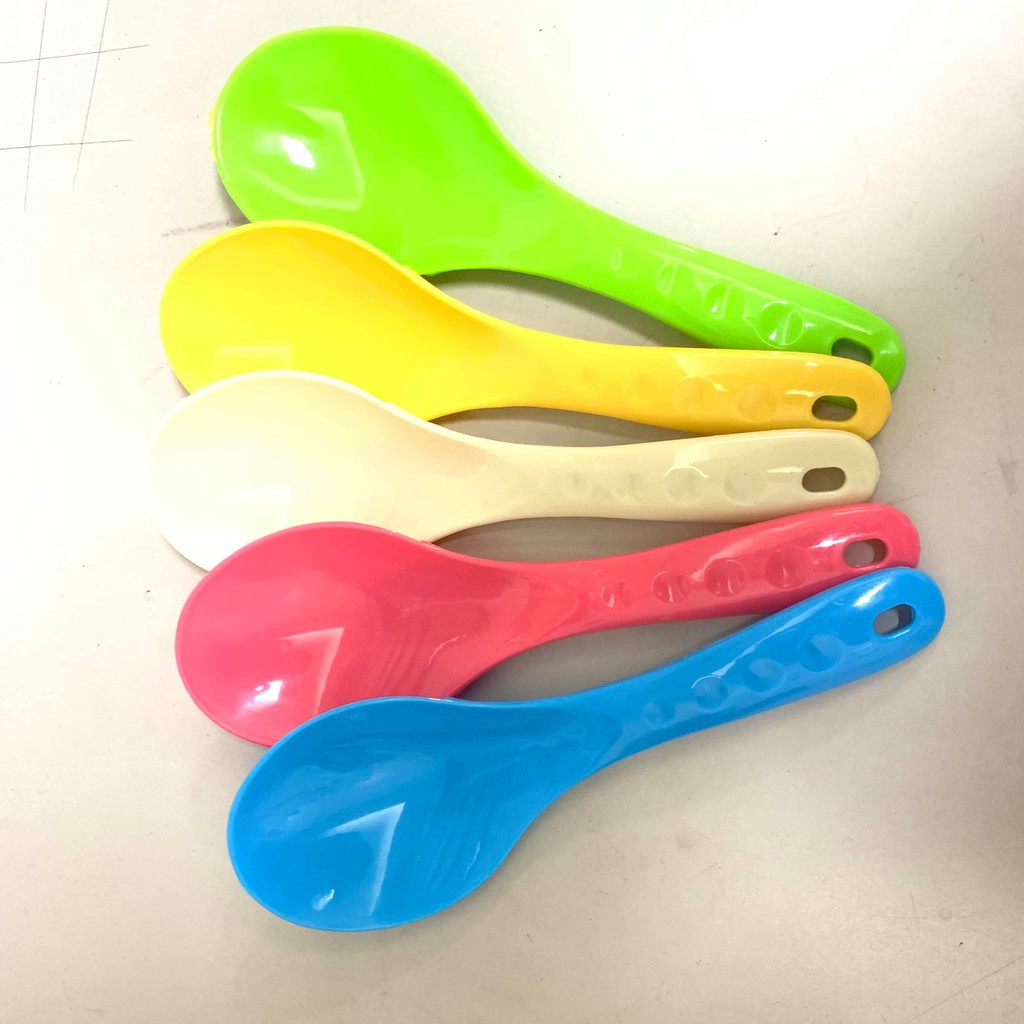 1PC Plastic Rice Paddle Food Spoon Scooper Spatula Plastic Serving ...