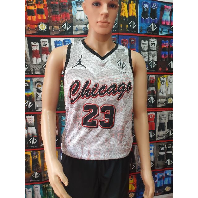 ✇CUSTOMIZED FULL SUBLIMATION JERSEY CHICAGO BULLS JORDAN FULL SET