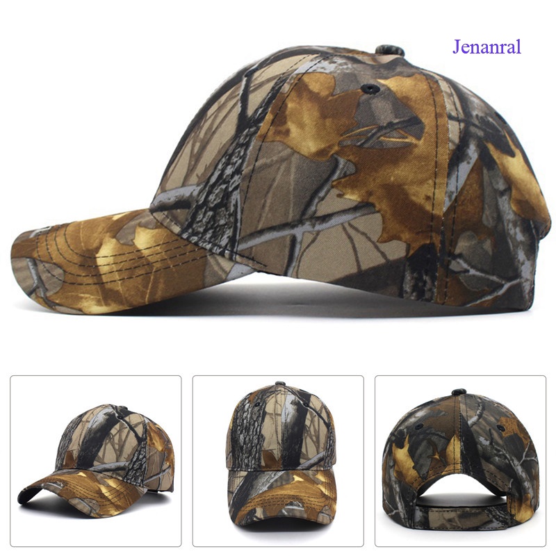 Custom Camo Baseball Cap With Catfish Embroidery – 100% Cotton Outdoor Hat For Men & Women
