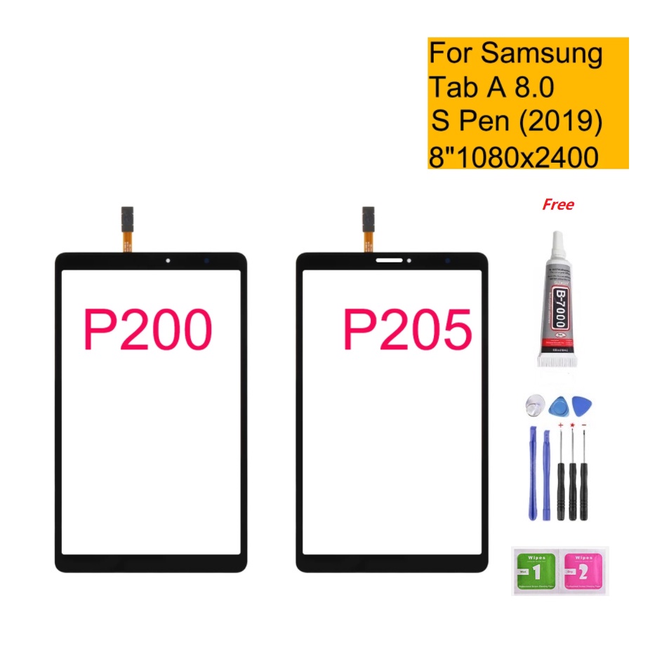 LCD Touch Screen For Samsung Galaxy Tab A 8.0 & S Pen (2019) P200 P205 ...