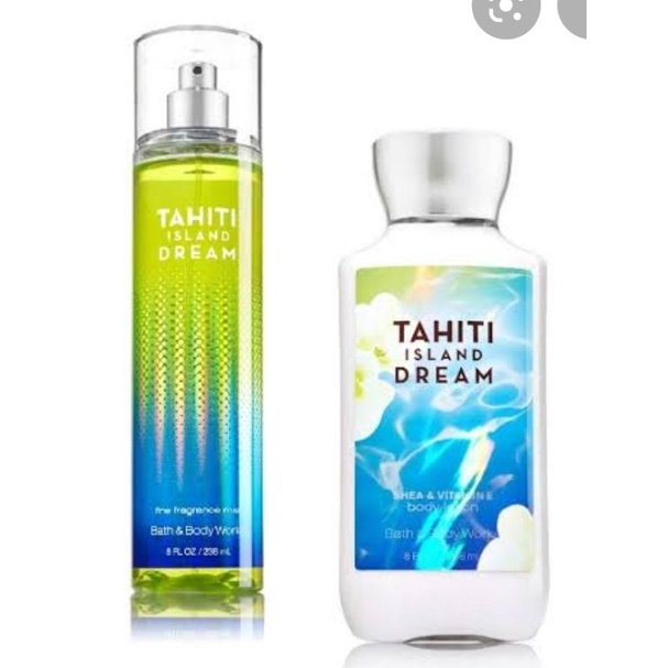 Bath And Body Works Tahiti Island Dream Body Mist 236ml Shopee Philippines