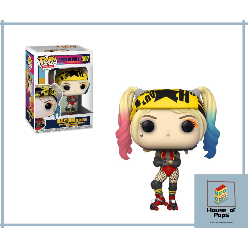 Funko Pop Birds of Prey Harley Quinn 303 307 Shopee