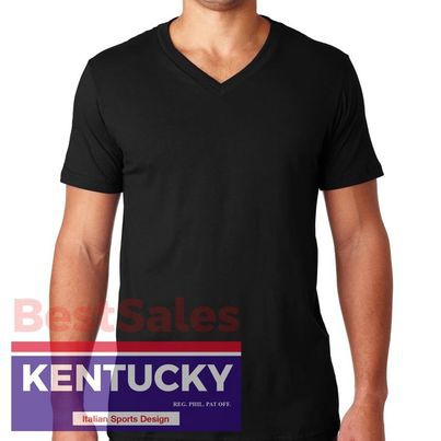 Plain Black V-Neck T-Shirt by Kentucky for Adult Unisex | Shopee ...
