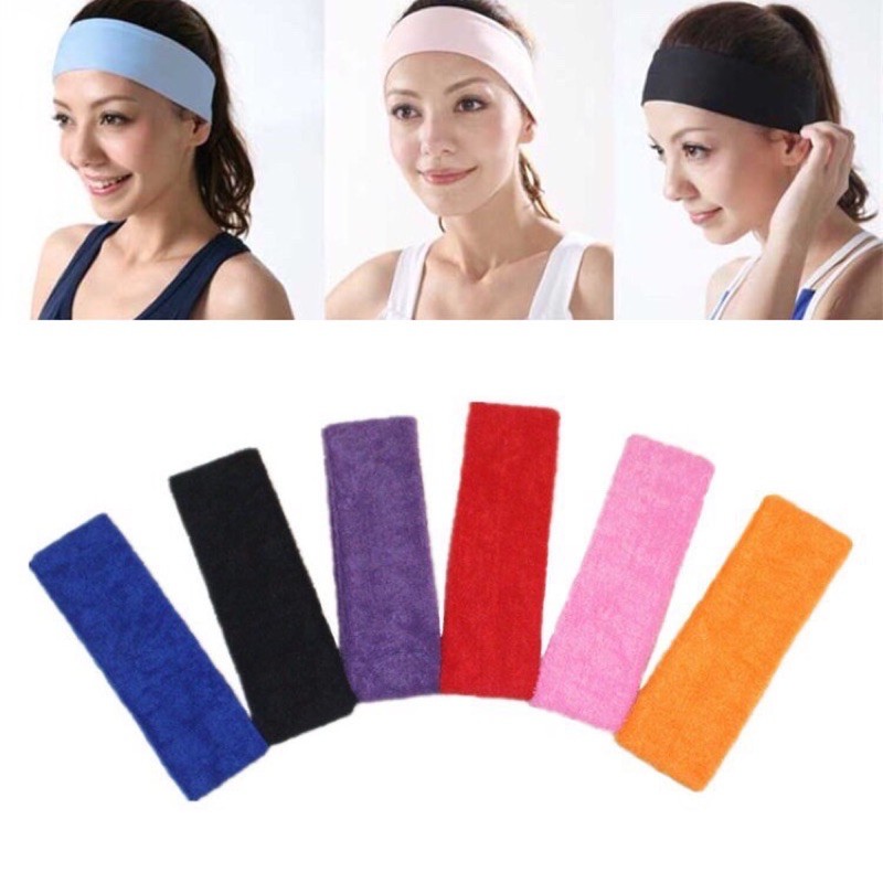 Sport turban yoga sweat headband gym for men and women