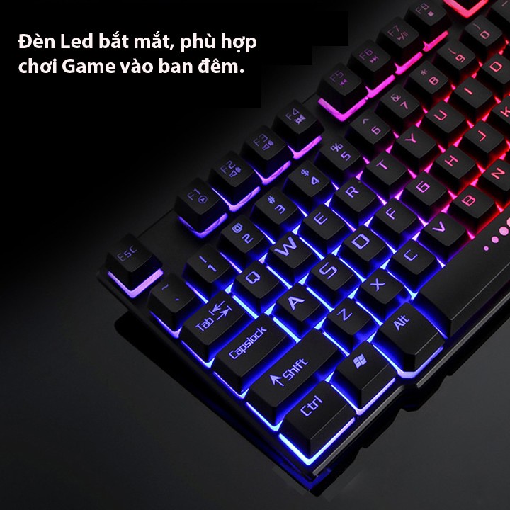 R8 1910 Keyboard + Mouse Set for 7-Color Led Mechanical Gaming - New ...