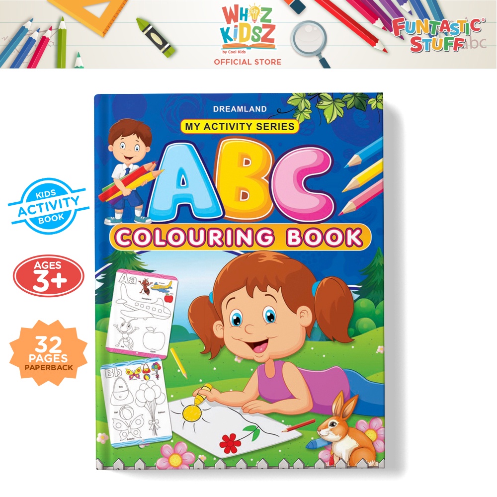 Whiz Kidsz ABC Colouring Activity Book, Books for Kids | Shopee Philippines