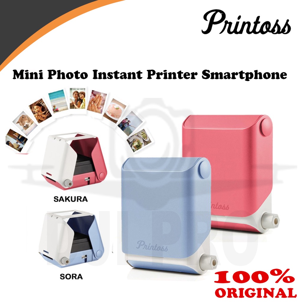Printoss Mini Photo Instant Printer Smartphone Original Warranty