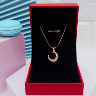 Uni silver moon on sale necklace