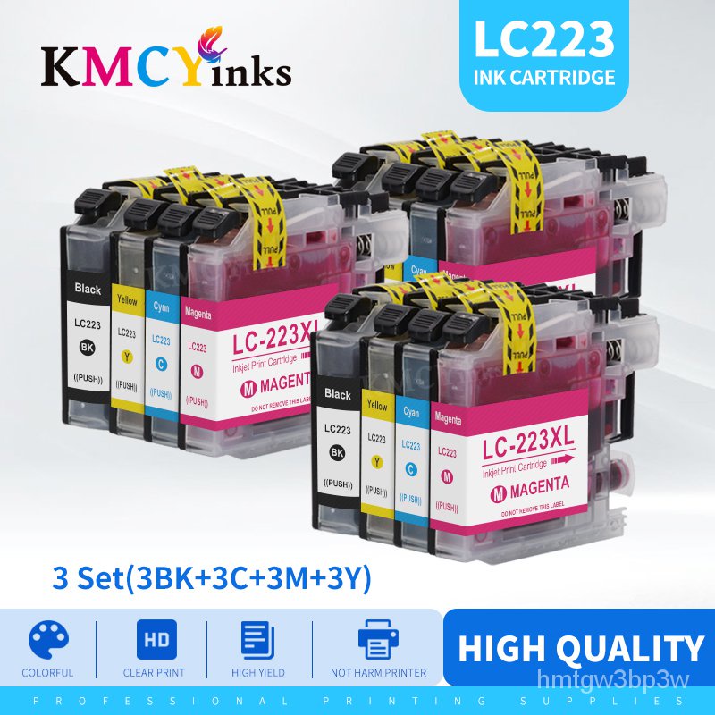 Compatible LC223 Ink Cartridge LC 223 LC223XL For Brother DCP-J562DW  DCP-J4120DW MFC-J480DW MFC-J680DW MFC-J880DW