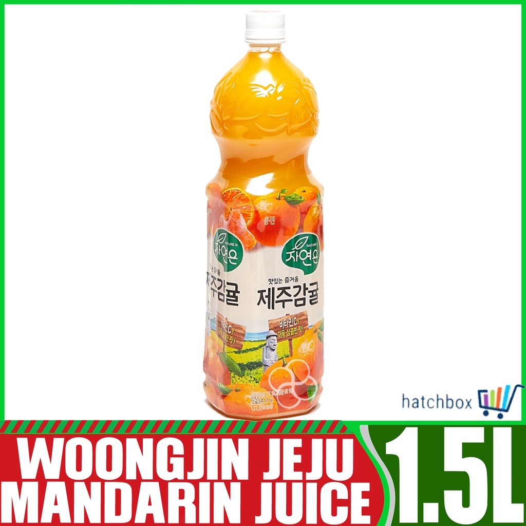 Woongjin Jeju Mandarin Juice 1.5L tea drink Shopee Philippines