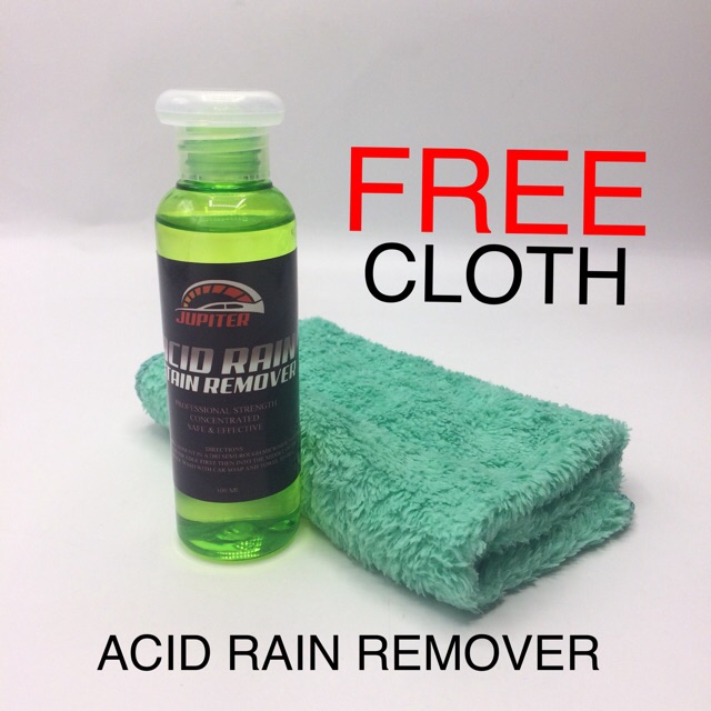 a Acid Rain Remover 100ml with FREE microfiber Shopee Philippines
