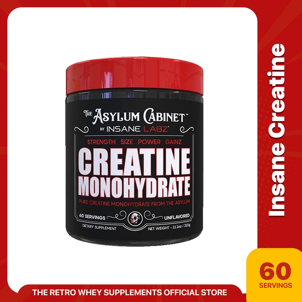 Insane Labz Insane Creatine 60s (Ultramicronized 100 Creatine