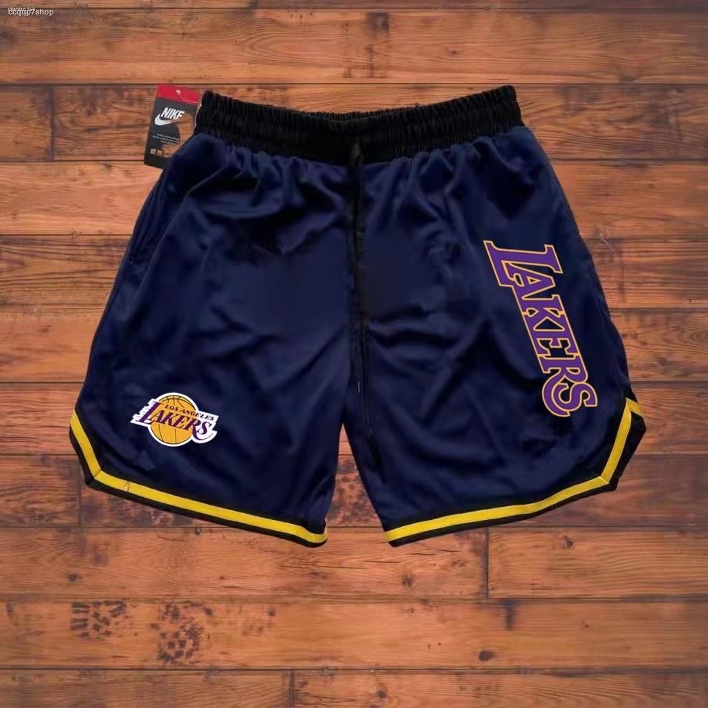 Shorts Lakers Drifit Jersey Shorts for Men unisex fit size 28 to 36 ...