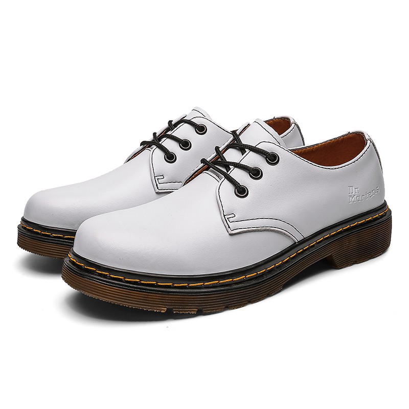 Dr martens white low cut hotsell