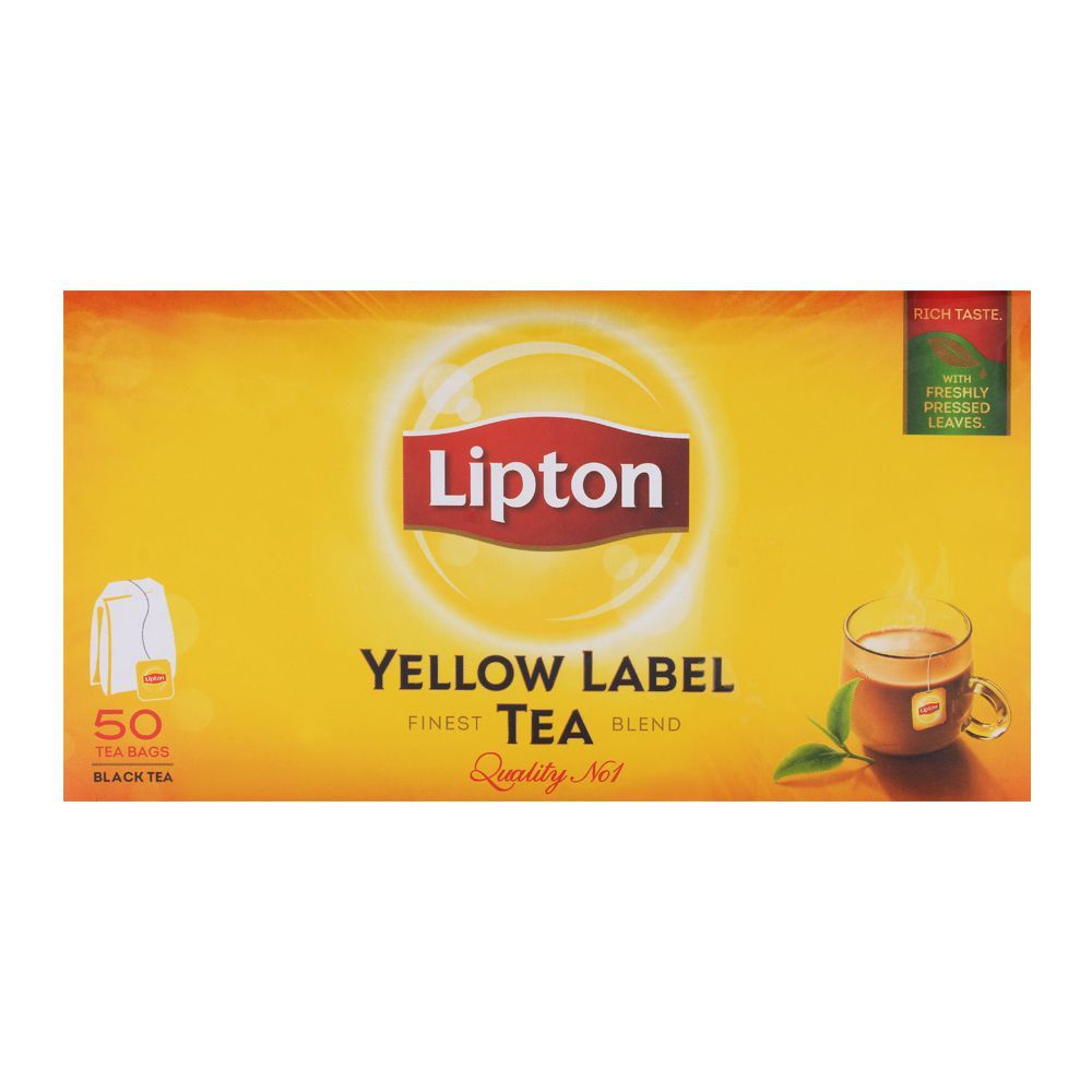 LIPTON YELLOW LABEL BLACK TEA (50x2g) | Shopee Philippines