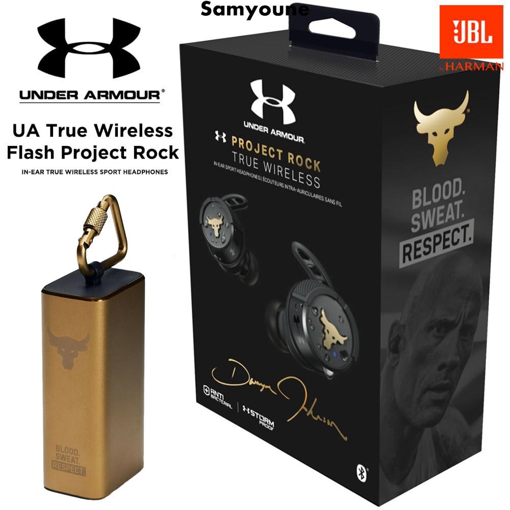 Dwayne johnson 2024 under armour earbuds