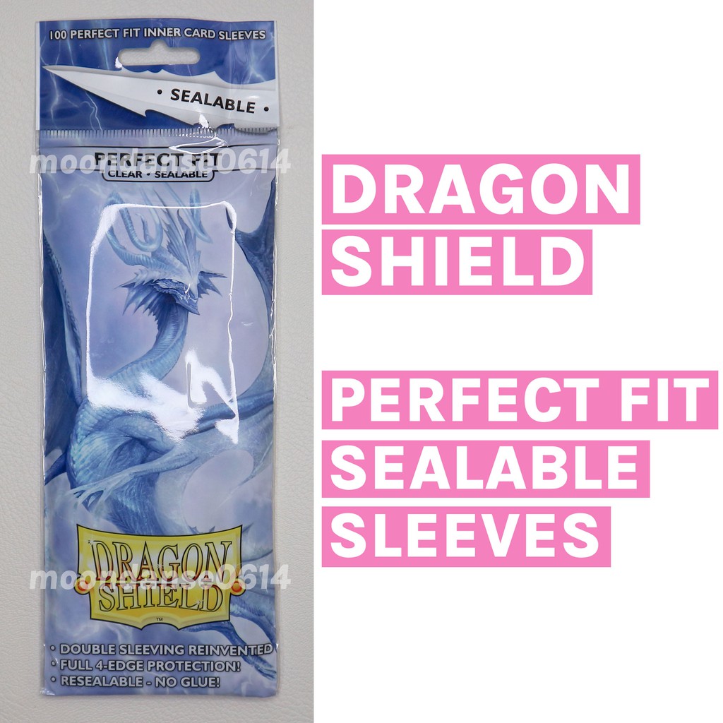 Dragon Shield Perfect Fit Sealable Sleeves CLEAR (Tingi)