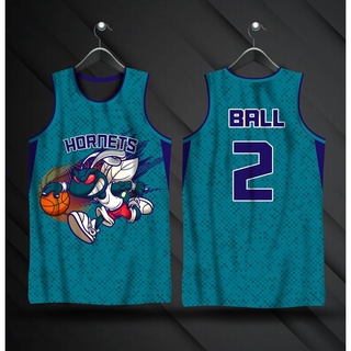 CHARLOTTE HORNETS BALL HG JERSEY FULL SUBLIMATION