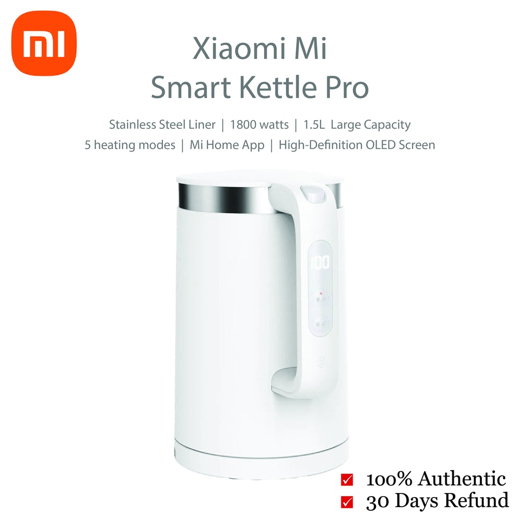 XIAOMI Mijia Smart Kettle Pro Thermostatic Electric Water 1.5L