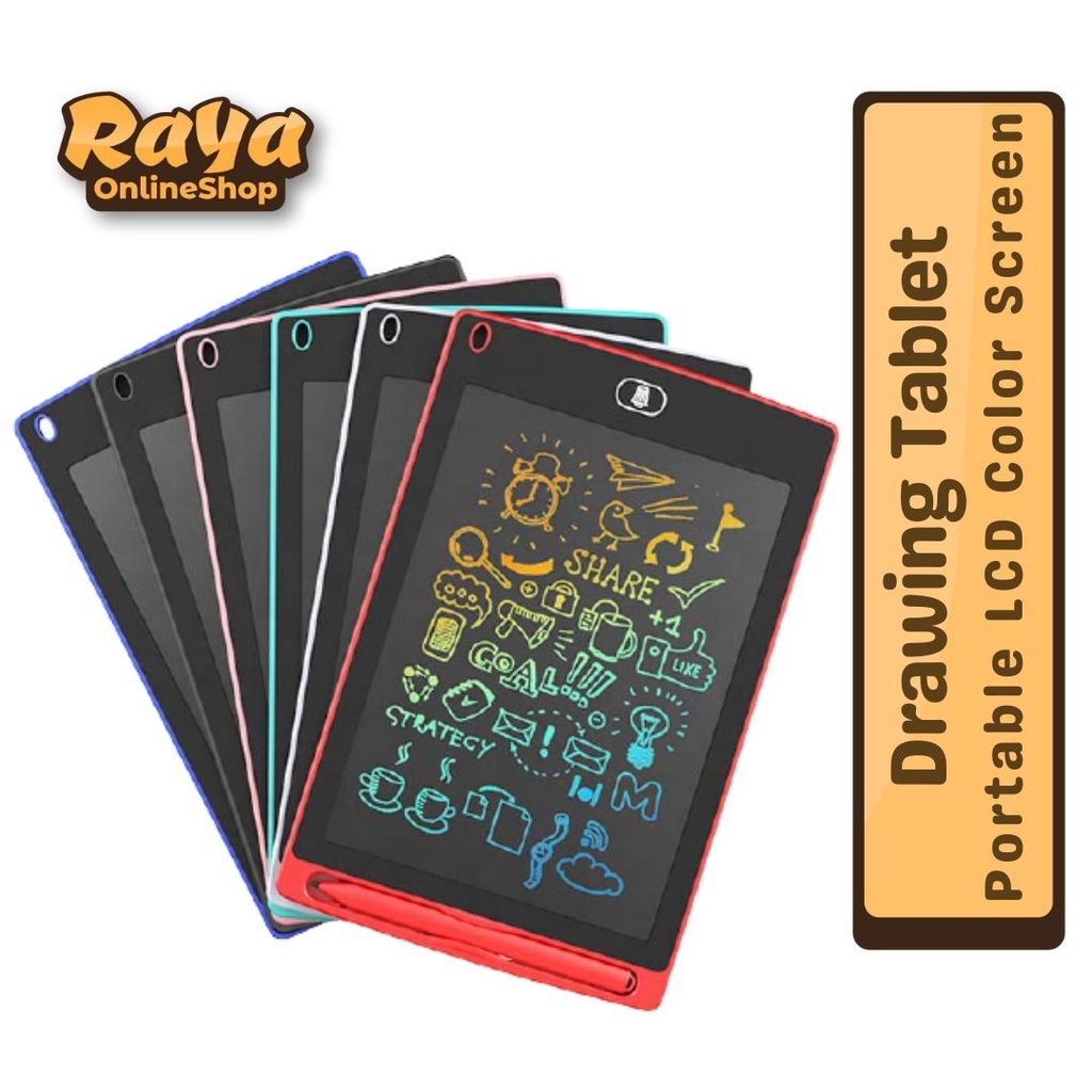 Electronic Erasable Handwriting Pad Message Graphics 8.5 inch Drawing ...