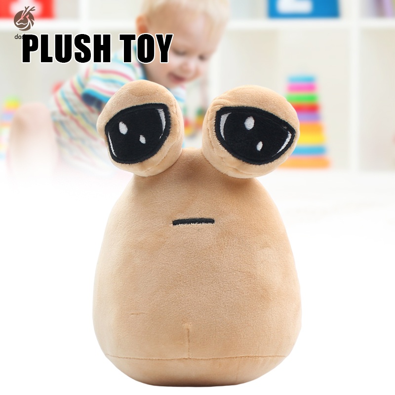 My Pet Alien Pou Plush Toy Soft Stuffed Doll Home Office Decoration 3D ...