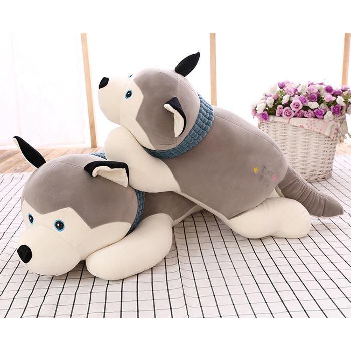 K2-shop Laying dog stuff toy cute 40cm toys PILLOW | Shopee Philippines