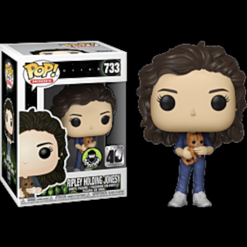 Ripley holding Jonesy (Popcultcha) - Alien (40th Anniv) Funko Pop