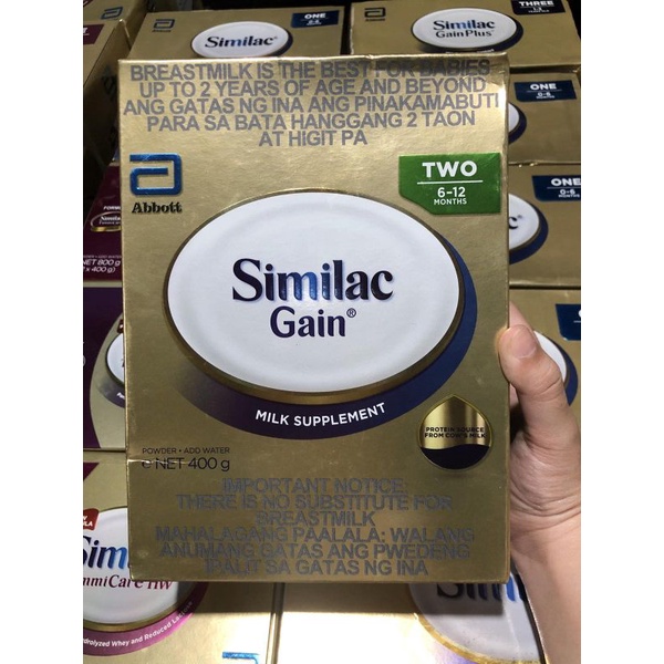 Similac gain hot sale two