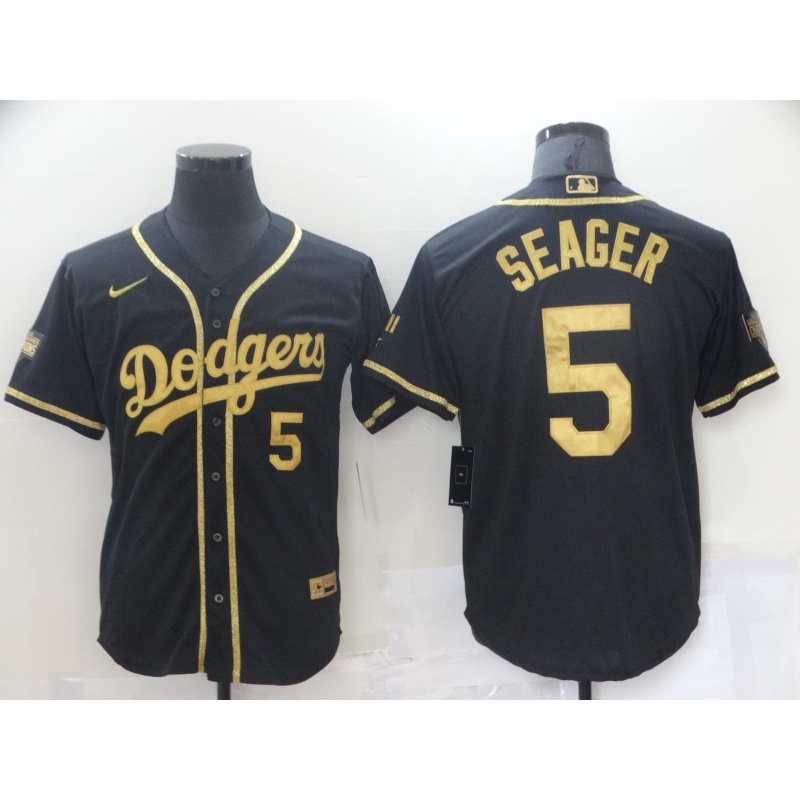 MLB Los Angeles Dodgers 5 SEAGER 7 URIAS 10 TURNER 22 KERSHAW Gold
