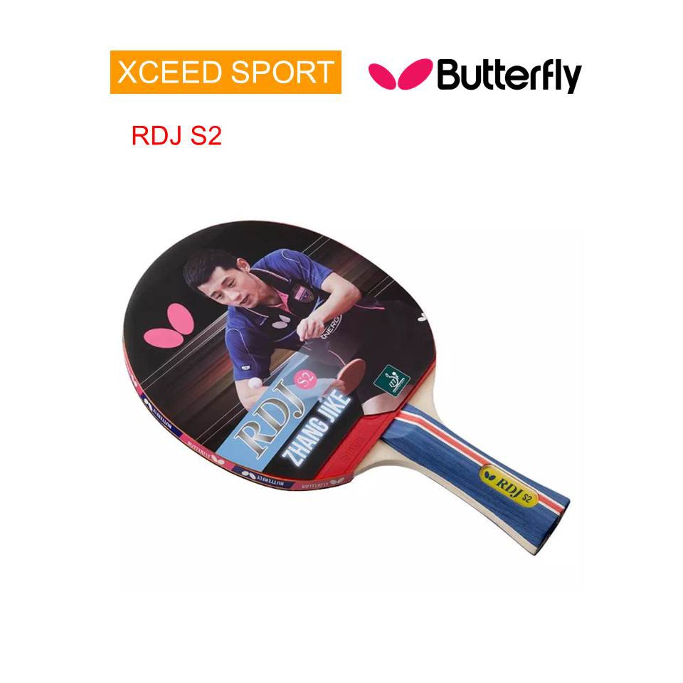 Butterfly Table Tennis Ping Pong Racket RDJ S2 (long handle) | Shopee ...