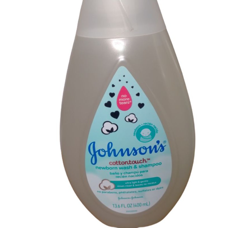 johnson's cottontouch newborn wash & shampoo .authentic!!