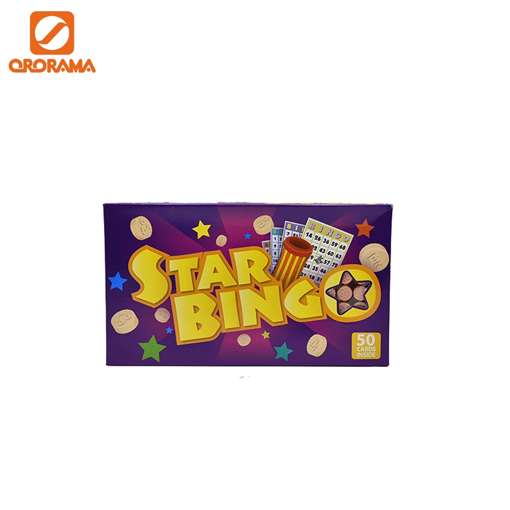 Star Bingo Set 50 Cards Game Traditional Bingo Game For Family And