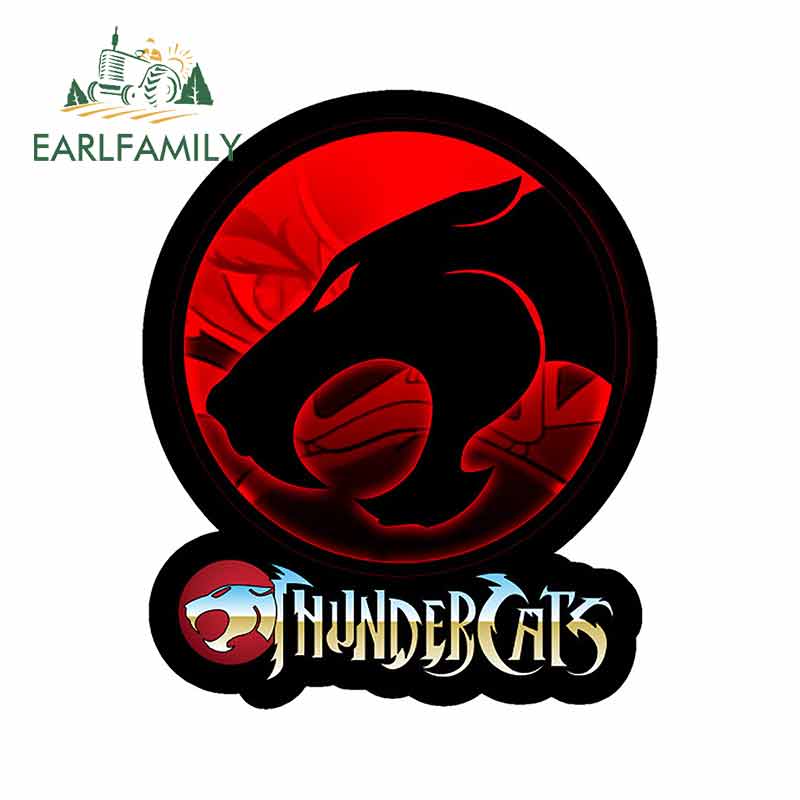 EARLFAMILY 13cm x 10.8cm for Thundercats Logo DIY Stickers Body for Car