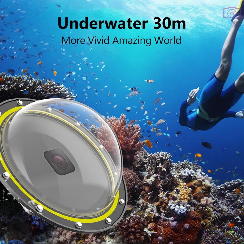 Oy* 7inch Dome Port Dive Case Underwater 30m with Floating Shank ...