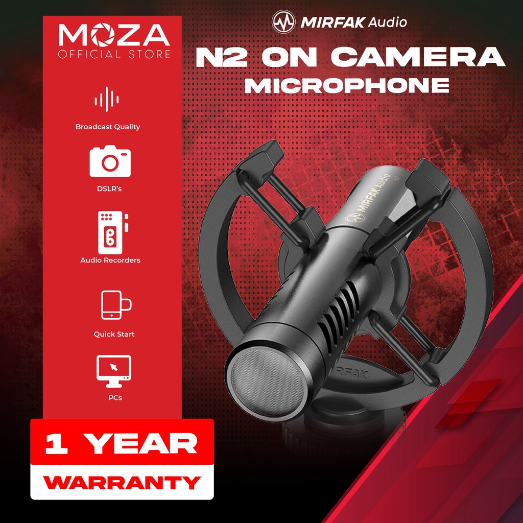 Mirfak N2 On-Camera Microphone (Microphone for Smartphone and Camera ...
