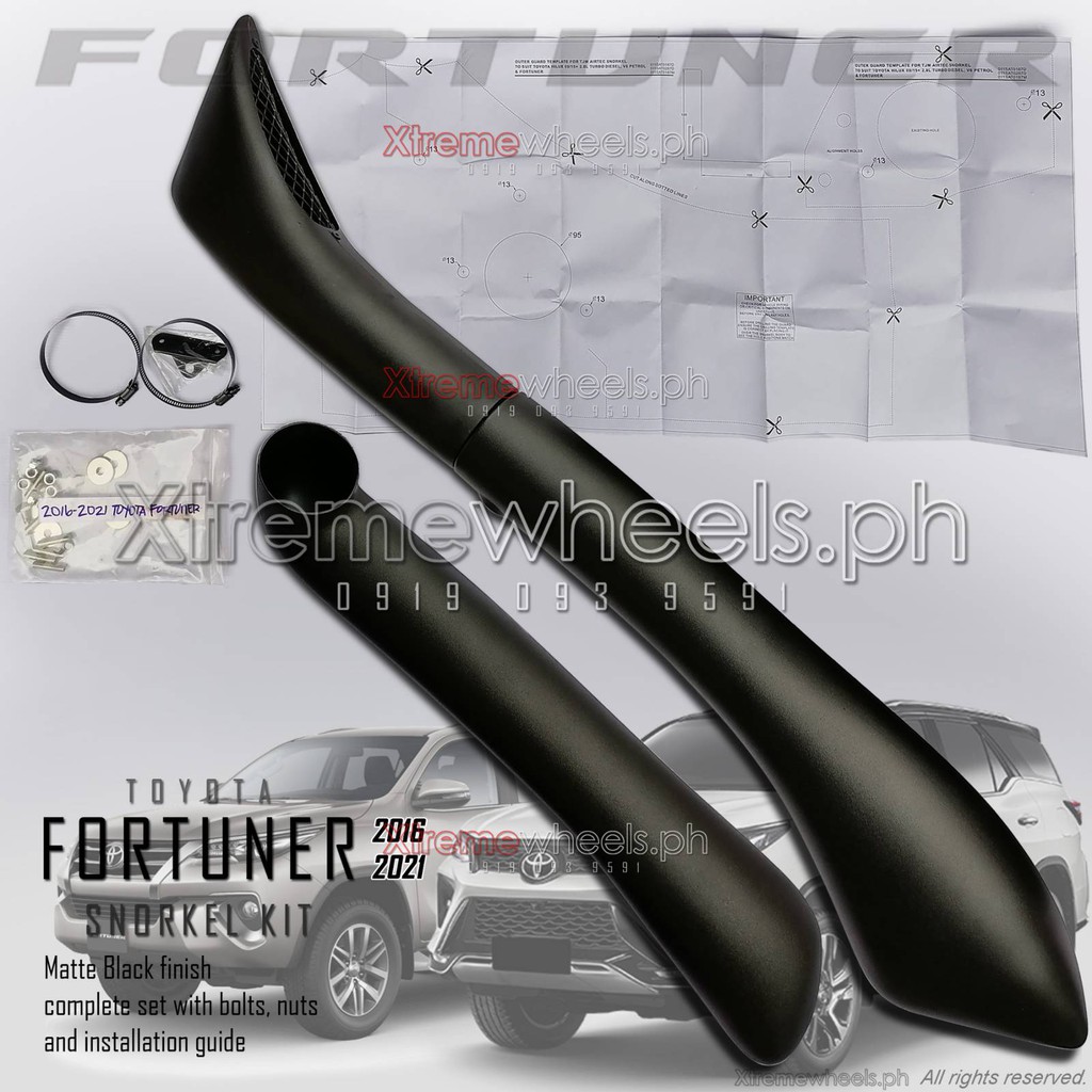 Toyota Fortuner 2016 to 2025 Snorkel Eagle Head Style ( Fortuner ...