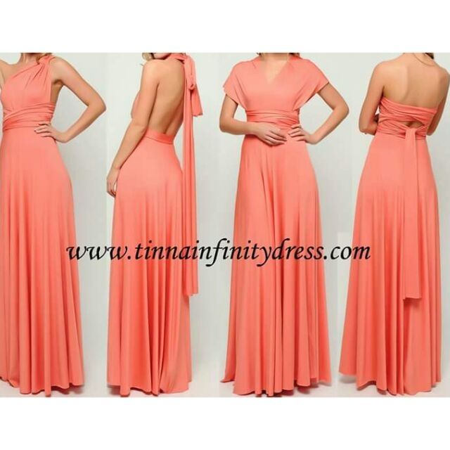 Peach multiway dress hotsell