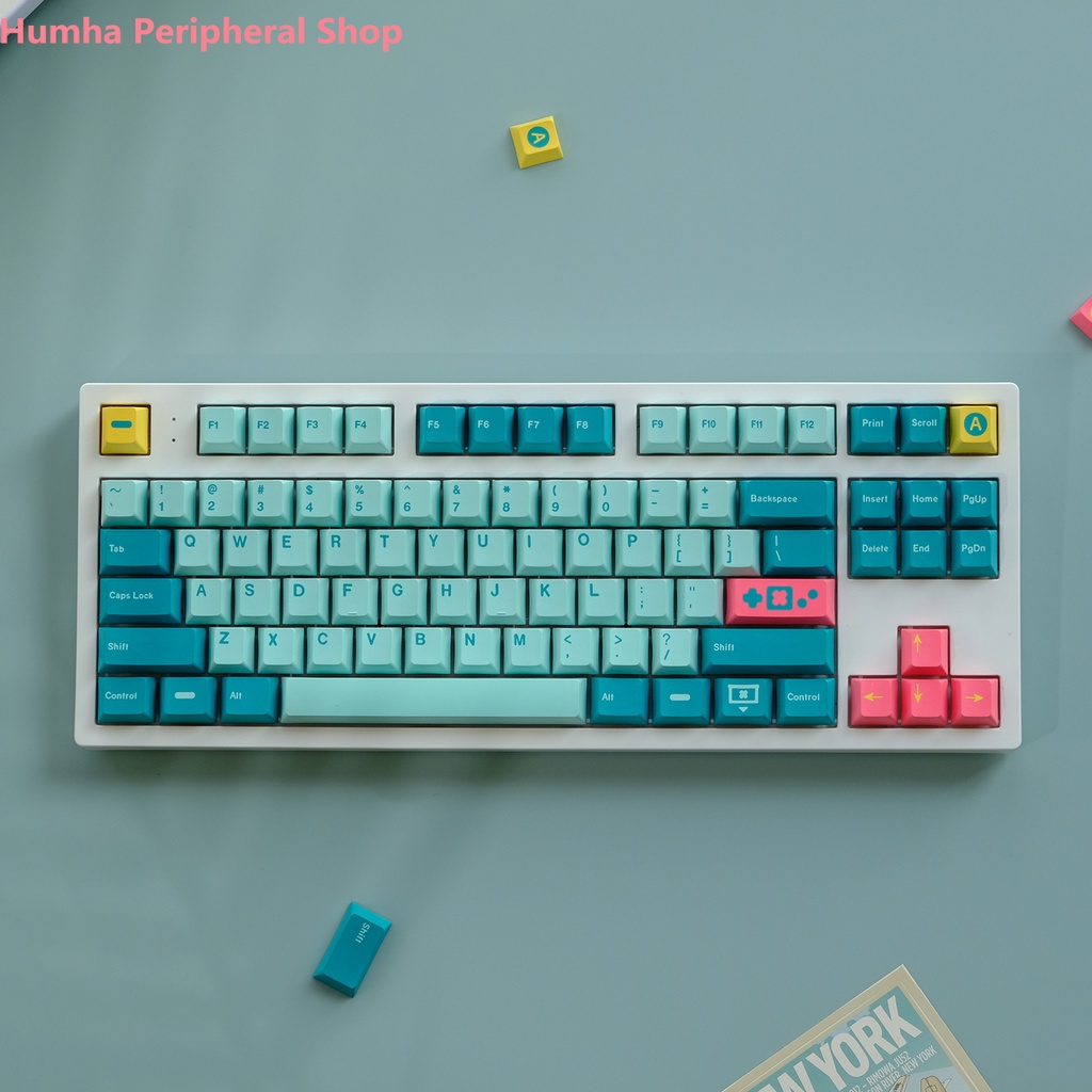 Humha Retrocast Keycap Pbt Material Dye Sublimation Cherry Profile