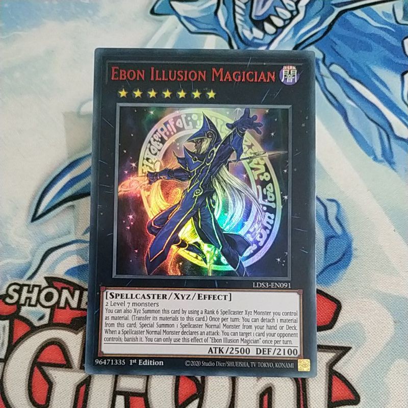 Yugioh ebon illusion magician LDS3 ultra rare original | Shopee Philippines