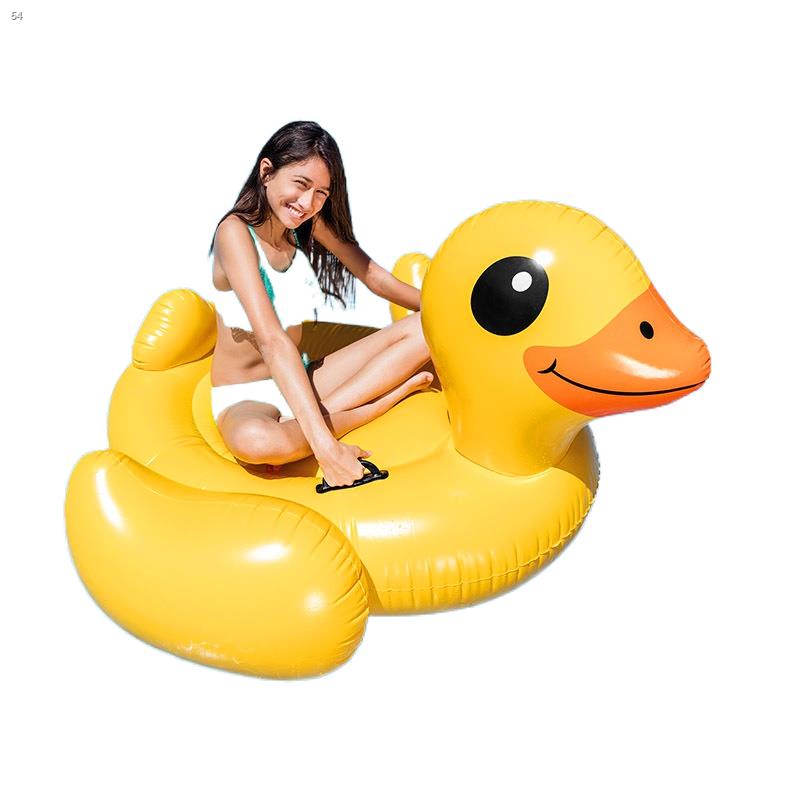 Duck Inflatable Swimming Floater Salbabida Swimming Pool Beach Water toys swimming boat Adults