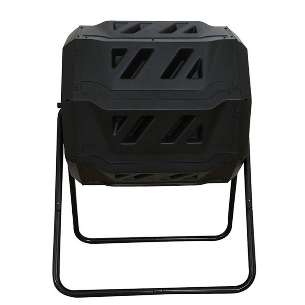 Garden Compost Bin Chamber Rotating Tumbler Composter Bin Outdoor